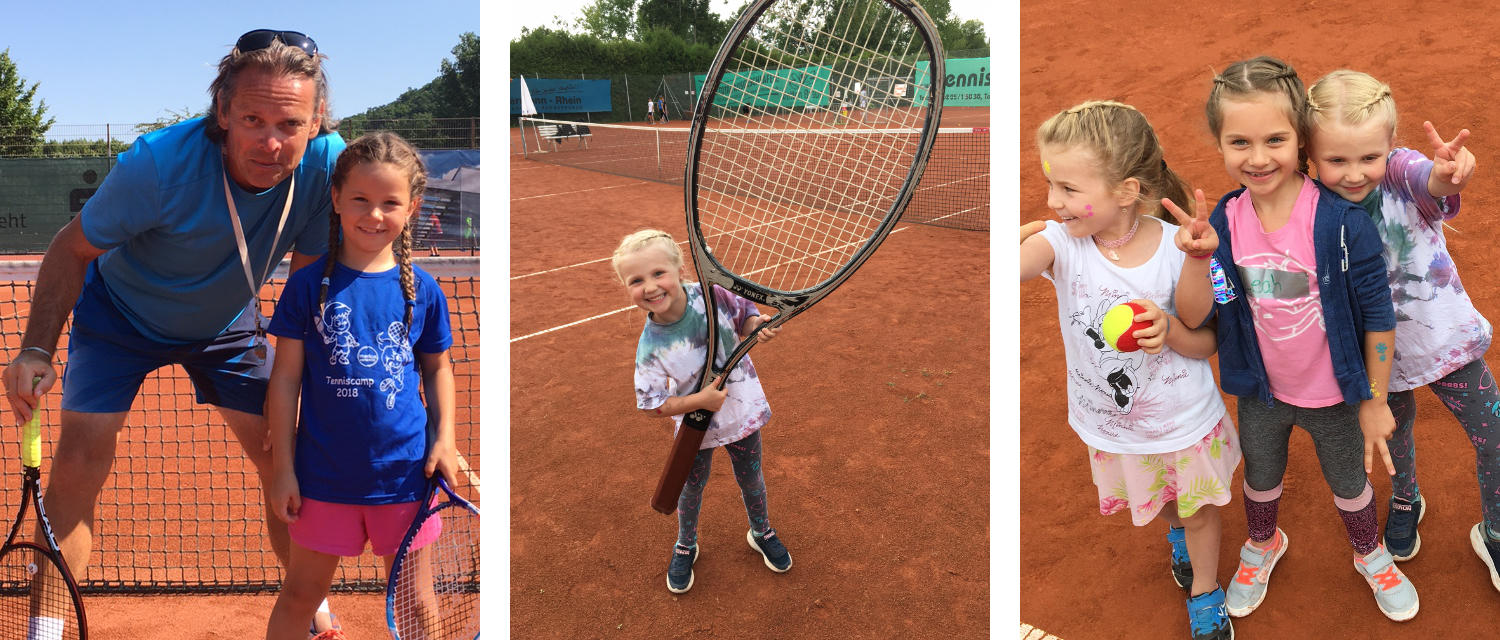 Kinder beim Jugendtraining des TC Flein 1969